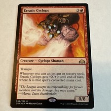 Mtg Singles - Erratic Cyclops - Guilds of Ravnica - Rare - LP