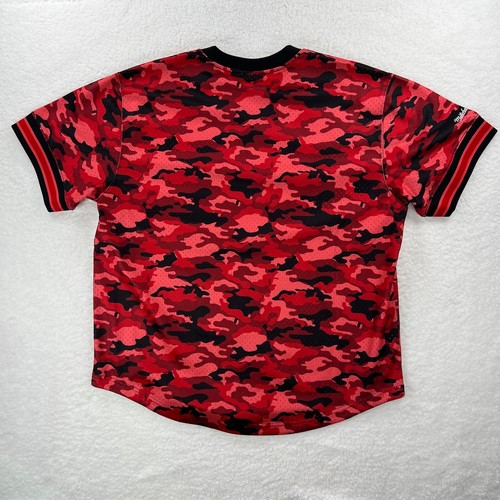 Camiseta Mitchell & Ness Hombres XL Camuflada Atlanta Hawks Béisbol Rara Rap Hip Hop ATL - Imagen 2 de 22