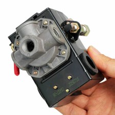 69JF9LY2C, Hubbell/Furnas Pressure Switch, Unloader-On/Off, Manual Sw.- 4 Port,