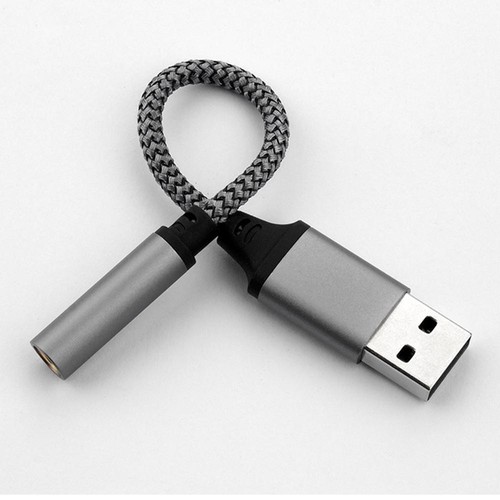 USB To 3.5mm Mic/Headphone Jack Stereo Headset Audio 2023 Cards Adapter L3W4 - Picture 15 of 16