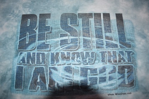 Camiseta vintage ""Be Still and Know That I Am God"", camiseta religiosa de Jesús, para hombre XL - Imagen 3 de 21