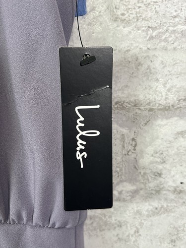 NWT Lulus Moment for Life Halter Jumpsuit lavender purple pockets Size XS - Picture 5 of 9