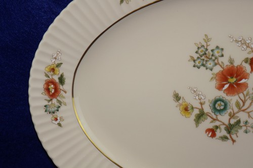 Lenox Temple Blossom Oval Serving Platter, 16" x 11 3/4" - Picture 5 of 9