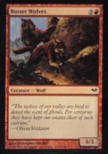 Russet Wolves - Dark Ascension: #102, Magic: The Gathering Nm R34