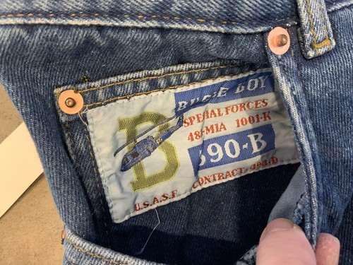 Vtg Bugle Boy Basic Jeans Sz 32L Baggy NOS NWT - Picture 3 of 12