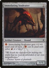 Immolating Souleater [New Phyrexia] Magic MTG