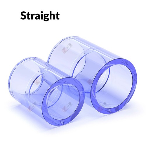 Transparent PVC Fitting Rohr T-Stück Muffe Bogen Kugelhahn Winkel 20mm bis 110mm - Bild 19 von 26