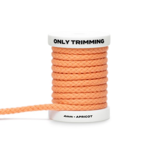 4mm 3/16 Inch Drawstring Braided Soft Cotton Cord Rope - Picture 21 of 75