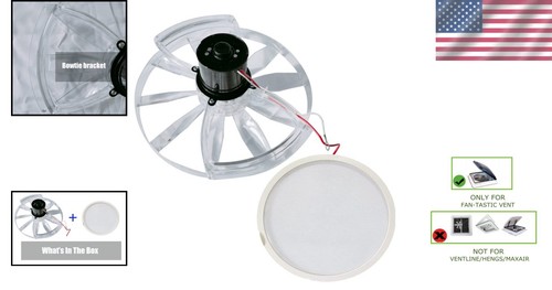Fantastic Fan RV Vent Motor Replacement Kit: Complete Blade & Screen Assembly - Picture 2 of 8