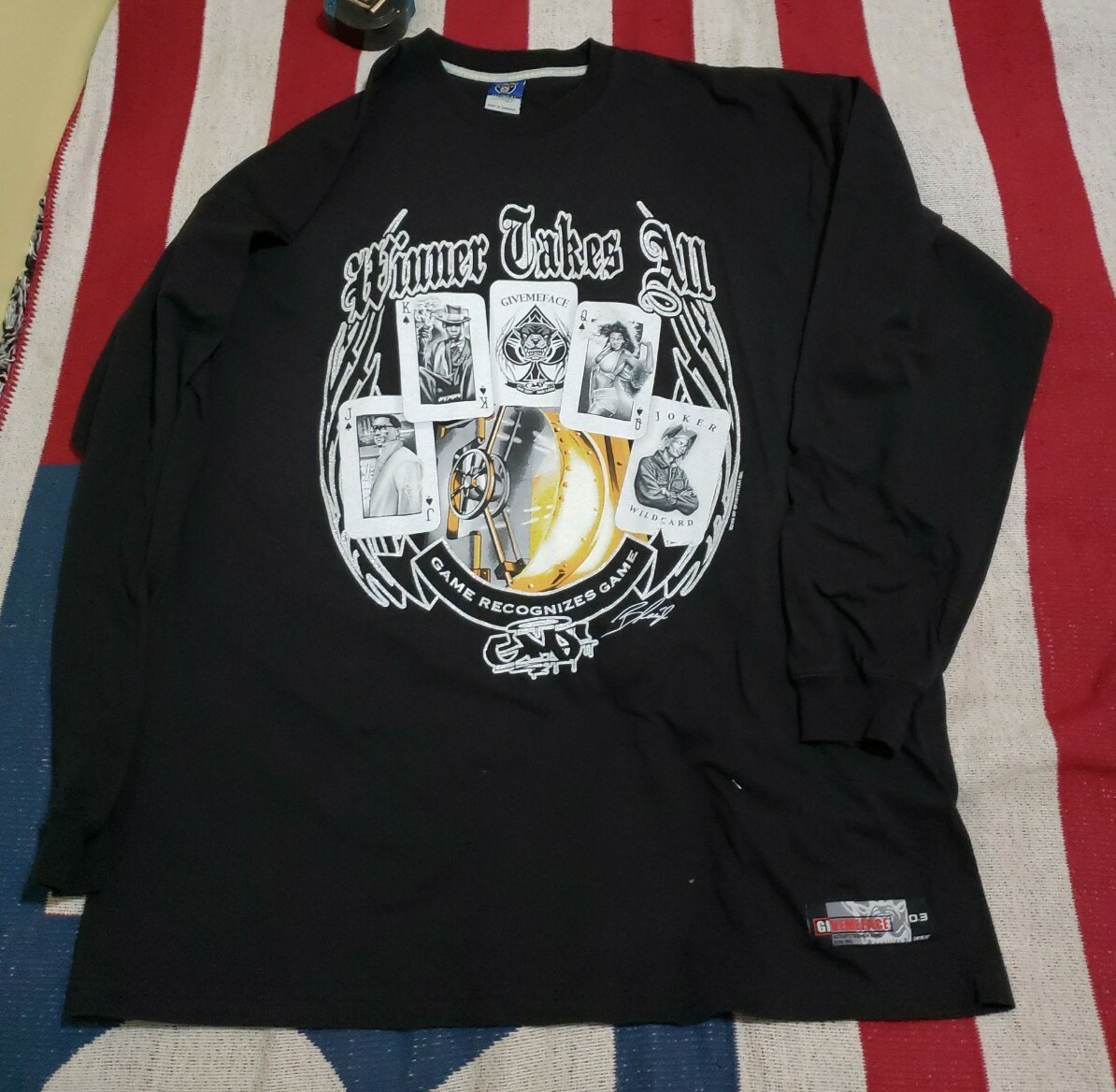 Vintage Give Me Face Kanye West Jay-Z Beyonce Dave Chappelle rap Tee T Shirt 3XL