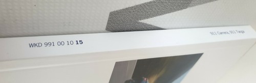 Original Operating Manual Porsche 991 Carrera 2013/14/15 Erstausgabe - Picture 3 of 22