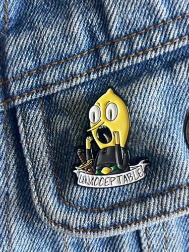 Adventure Time - Lemongrab - UNACCEPTABLE - Funny Enamel Pin - Picture 4 of 4