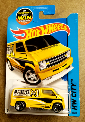 Dodge Van HW CITY 2015 HW Performance MOONEYES 20/250 1:64 Hot Wheels Custom 77 - Imagen 2 de 12