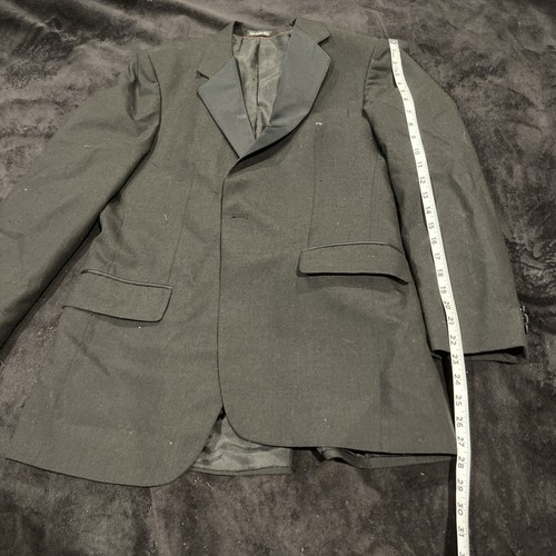 Vtg ROYAL BALKAN TAILORS WOOL Blénd  Tuxedo Suit Jacket Size 40 Pants Size 34 - Bild 1 von 8
