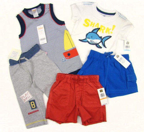 11+pc Mixed Boys Clothes lot Gymboree, Osh Kosh Outfits 2pairs Shoes 0-18 months - Picture 2 of 12
