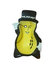 Vintage Planter’s Mr Peanut Serving Dish Nut Candy Bowl Ceramic ADVERTISING Logo