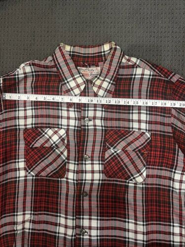 VTG Bing Crosby Men's Tartan Button-Down Shirt by Jayson 1940’s-50s SEE PICS!! - Picture 6 of 11