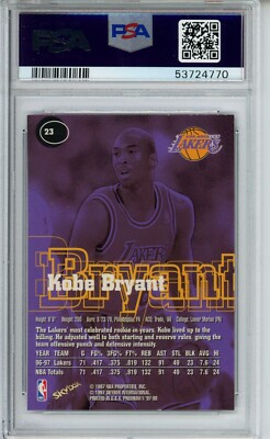 その他 PSA9 KOBE BRYANT 1997 SKYBOX PREMIUM 1997 Skybox Premium #23 Kobe Bryant PSA 9 Mint Los Angeles Lakers