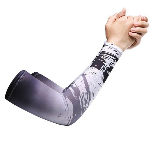 Arm Sleeves Warmers Sports Sleeve Sun UV Protection Hand Cover Cooling Warmer U4 - Picture 5 of 22