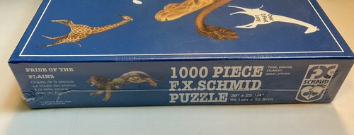 NEW SEALED FX Schmid 1000 piece puzzle Lion shaped Pride of the Plains 98166 - Picture 3 of 10