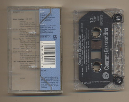 Country Crossroads - Country's Greatest Hits Vol. 5 Musikkassetten Tape 1990 - Bild 2 von 2