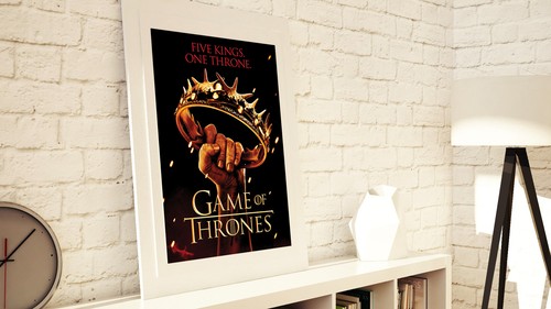 Póster de Game of Thrones King's Crown temporada 5 promoción 16,6 x 23,4 pulgadas (A2) - Imagen 3 de 4