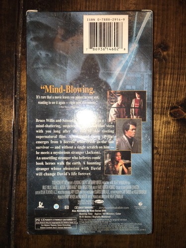 Unbreakable (VHS, 2001) - Picture 2 of 2