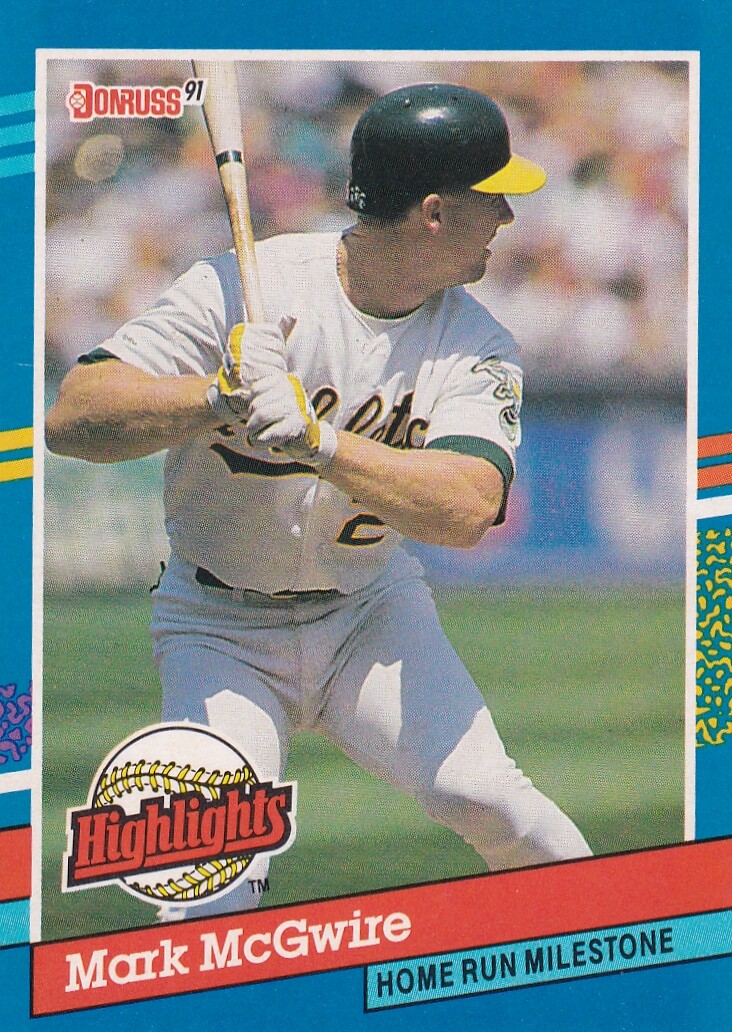 MARK MCGWIRE 1991 Donruss #BC-9