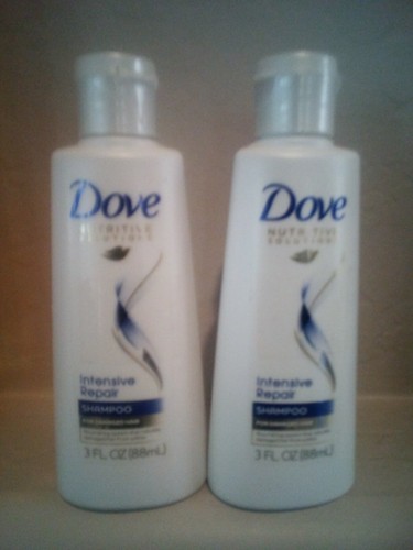 2 Dove INTENSIVE REPAIR Shampoo 3 oz. each