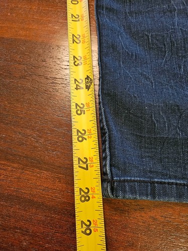 Levis 512 Slim Taper Dark Wash Levis 28 x 28 Size 16 Reg - Picture 9 of 9