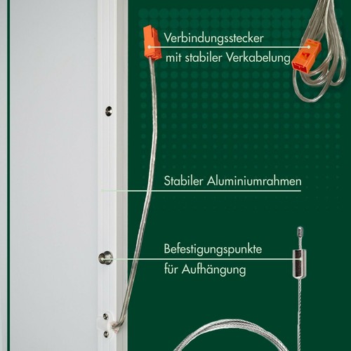 2 Stk. LED Pendelleuchte Panel 120x30 DALI dimmbare Büroleuchte Hängelampe KNX - Bild 5 von 7