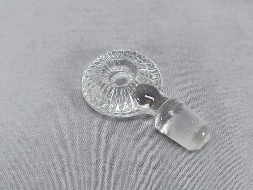 American Pittsburgh or New England Blown Flint Glass Small Size Decanter C. 1820 - Picture 12 of 14