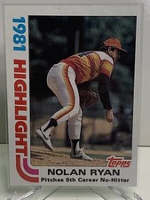 1982 Topps #5 Nolan Ryan Houston Astros SHARP!