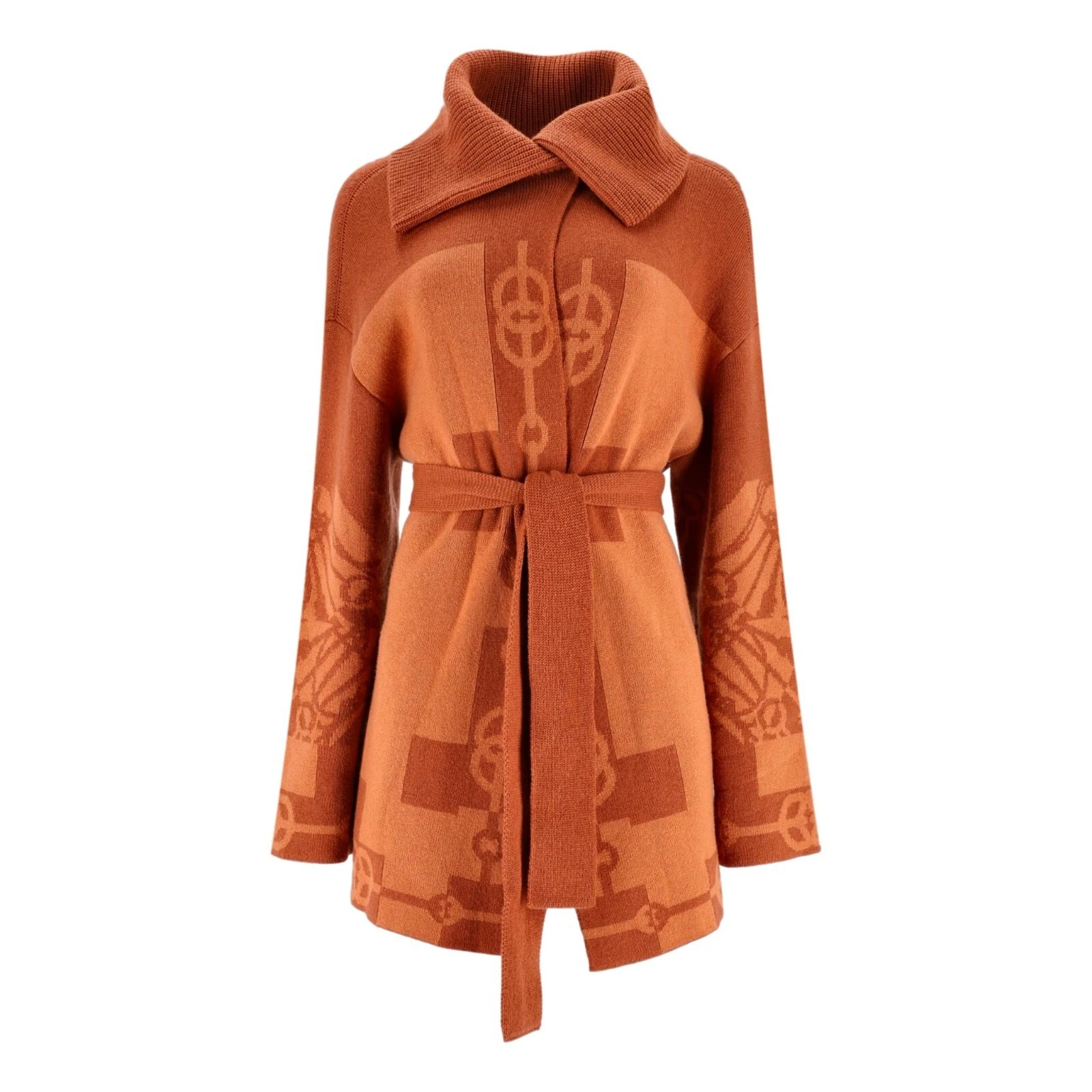 HERMÈS Hermes Cliquetis Cardi Cappotto in Cashmere