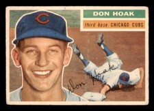 1956 Topps Baseball #335 Don Hoak GD *g1
