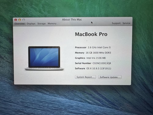 Apple MacBook Pro 13" Retina – Model A1502 – 16GB RAM / 256GB SSD - Picture 2 of 2