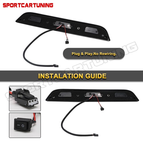 F1 Strobe LED Third Tail Brake Light For 17-2022 Ford F150 F250 F350 Super Duty - Picture 5 of 8