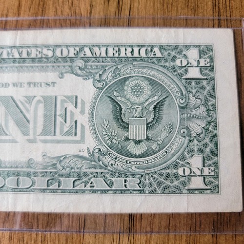 Billete de ángel de 1 dólar serie A 2003 con números primos L 13577702 C - Imagen 6 de 7