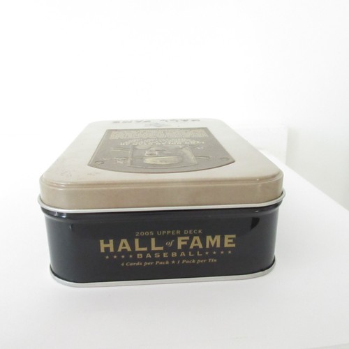 2005 UPPER DECK HALL OF FAME BASEBALL LYNN NOLAN RYAN JR " EMPTY TIN CAN/BOX " - Picture 4 of 7