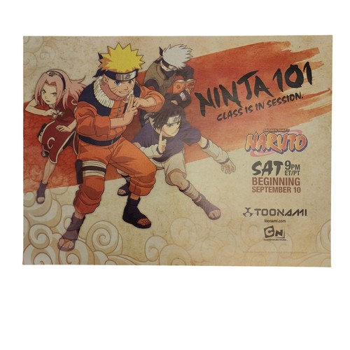 Naruto Anime Manga Toonami Cartoon Vintage Print Ad/Poster Official Promo Art