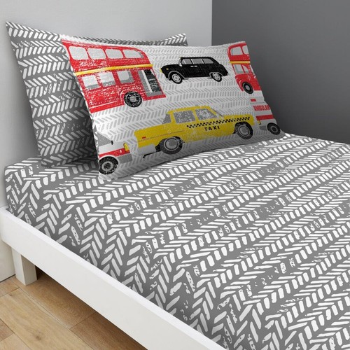 Single Fitted Sheet Set & Pillowcase Children Boys Girls Kids Printed Bedding - Picture 10 of 10