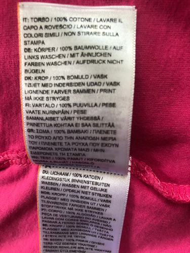 Pinkes leichtes, luftiges Träger-T-Shirt mit Print von Super Dry Gr. 38 - Bild 7 von 7