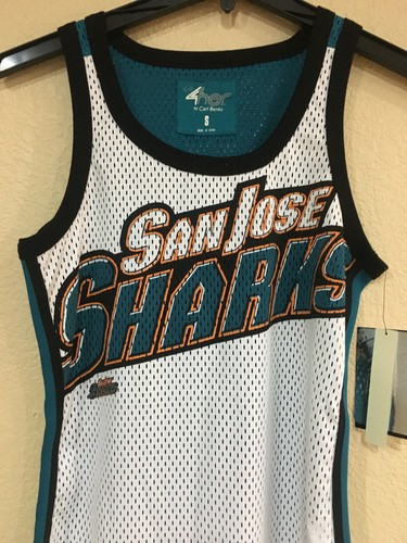 Camiseta sin mangas de malla San Jose SHARKS - Camiseta sin mangas de día de apertura de G-III - con licencia NFL - Imagen 3 de 8