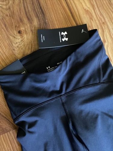 Under Armour Heatgear Ladies Wordmark 7/8 Leggings Womens Gymwear Loungewear XS - Picture 3 of 7