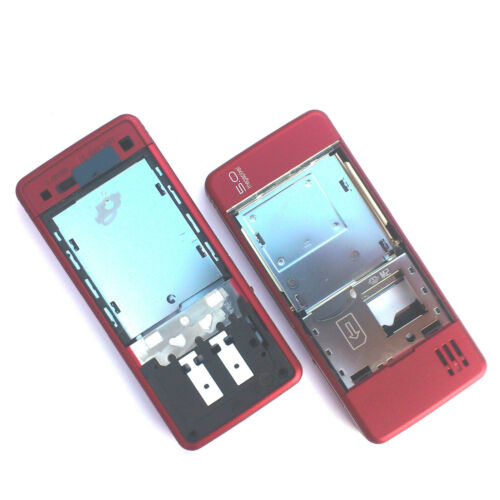 Sony Ericsson C902 rear side housing+slide Red fascia cover+chassis Genuine - Picture 1 of 1
