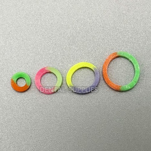 Dental Ortho Rubber Bands Elastics Latex Braces Double Color Ligature Tie Rings - Picture 6 of 19