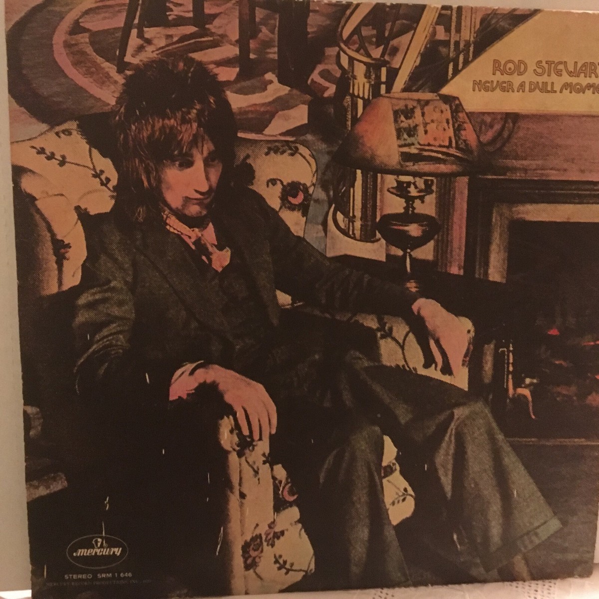 Rod Stewart Never A Dull Moment - 1st UK vinyl LP album (LP record