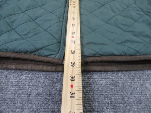 Peter Millar Vest Jacket Mens XL Green Quilted Fleece Lined Outdoors Hiking - Picture 4 of 15