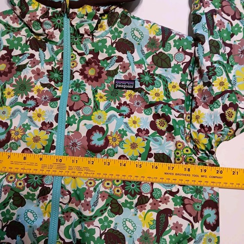 Patagonia Women's Small Flip Side Reversible Hooded Jacket Floral/Bird Print - Picture 15 of 16