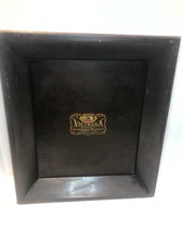 Vintage Victrola Top Lid Wood Cover Victor Talking Machine Record Player